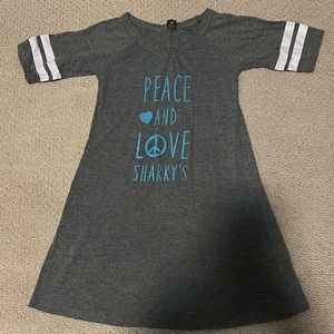 Girls size Large gray dress